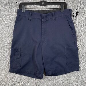 FedEx Stan Herman Work Shorts Mens Size 32 Navy Blue Employee Workwear Authentic